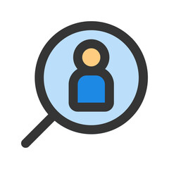 recruitment outline fill icon