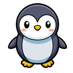 design logo icon vector cartoon character mascot penguin