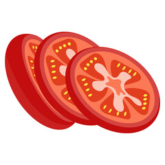 Tomato Slices Illustration