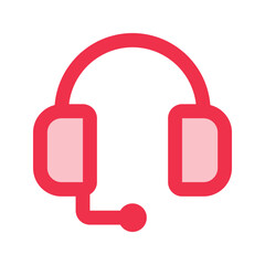 customer service outline fill icon