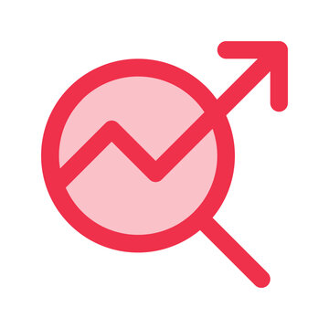 data analysis outline fill icon