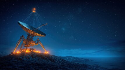 Exploring Innovations in Robotics and Manufacturing Automation on a Hilltop with a Satellite