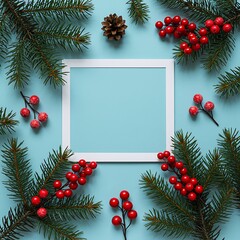 冬の静寂、彩り溢れるフレーム