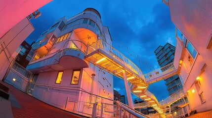 Exploring the Sustainable Intersection of Red Roof Architecture and Green Transport Innovations in Urban Design