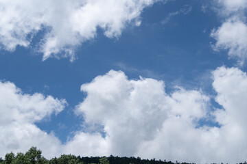 晴れた日の綺麗な空	