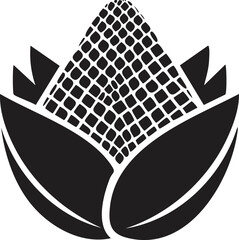 Salak Snake Fruit Vector Logo in Black and White Minimalist Style, Perfect for Modern Branding and Identity Design
