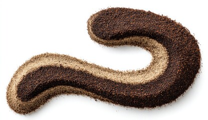 Spiced spiral design, layered spice