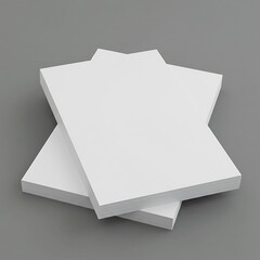 重なる白紙、静謐な質感