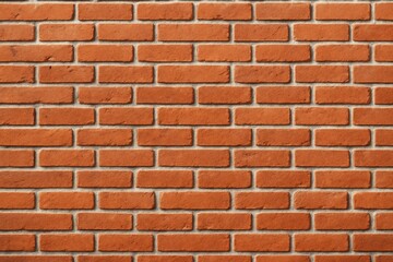 Obraz premium Seamless red brick wall pattern with realistic texture and lighting for architectural background or abstract design use. Ai generative. Ai generative