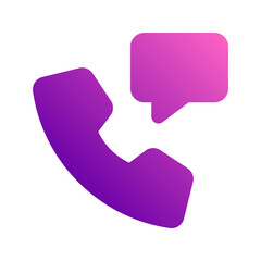 call gradient icon
