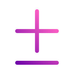 Obraz premium mathematics gradient icon