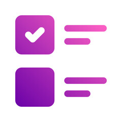 tasks gradient icon
