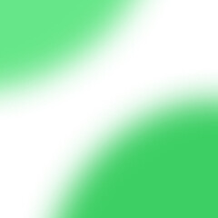 Glowing green waves blurred with transparent background