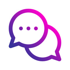 communications gradient icon