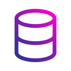 database gradient icon