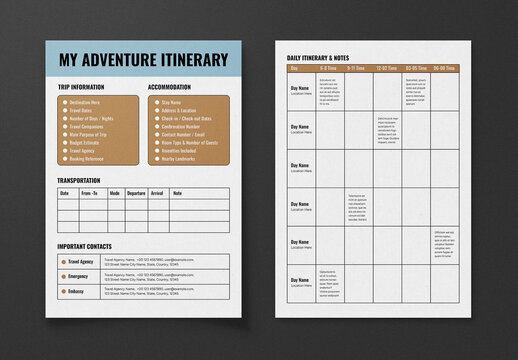 Trip Ttinerary Planner