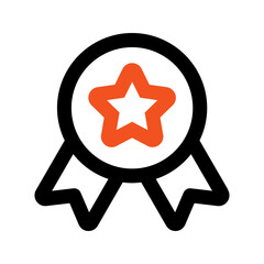 loyalty outline color icon