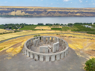 Stonehenge Memorial Overlooking Columbia river