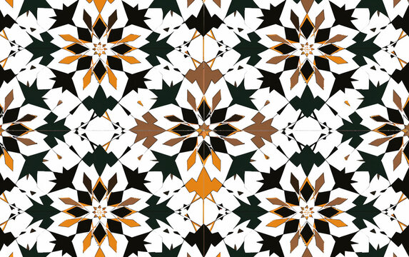 seamless pattern with flowers isolated on white background PNG.