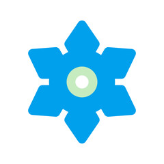 shuriken duo tone icon
