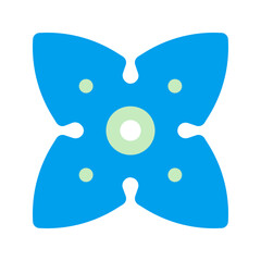 shuriken duo tone icon