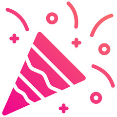 confetti gradient fill icon