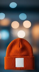 オレンジニット帽の温もり 夜空の光