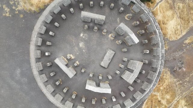 Stonehenge Memorial Overlooking Columbia river