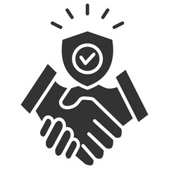 Trust Glyph Icon