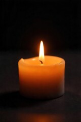 Flickering Candlelight Peaceful Votive Creates a Serene Ambiance Perfect for Relaxation, Meditation, Spa, and Spiritual Themes