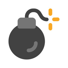bomb flat icon