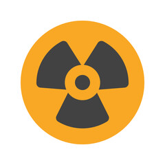 radiation flat icon