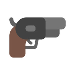 revolver flat icon