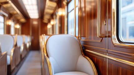 Fototapeta premium interior of a train