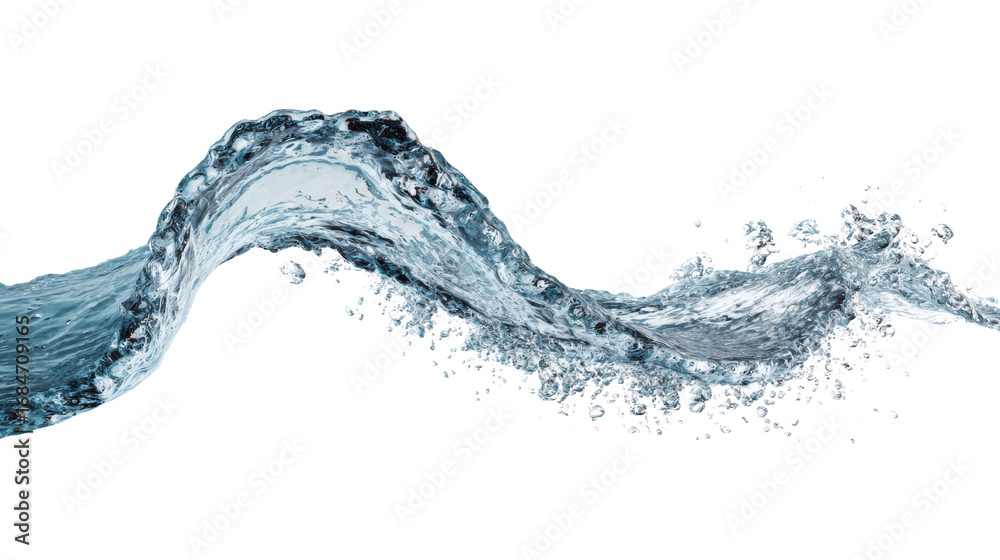 Wall mural aquatic motion a mesmerizing flow, captured in high-resolution detail displaying pure refreshing