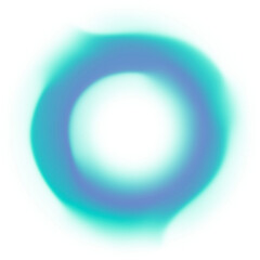 Vibrant Radial Aura With A Purple And Turquoise Gradient Ring