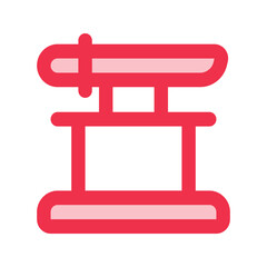 katana outline fill icon