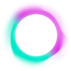 Vibrant Radial Aura With A Purple And Turquoise Gradient Ring