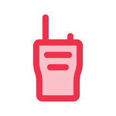 walkie talkie outline fill icon