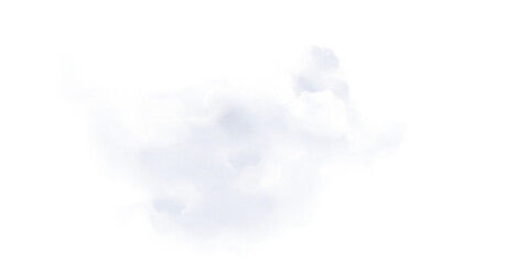 Abstract, textured watercolor-style splash, blue smoke effect, cloud effect, smoky cloud PNG element on a transparent background.
