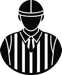 Basketball referee vector icon.eps