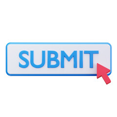 3D Submit Button with Cursor