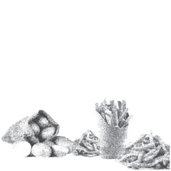 Make a Professional French Fries Watercolor Illustration