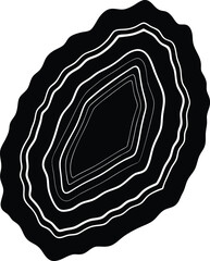 3D vector illustration of a vintage wax seal with a decorative rose on a white background