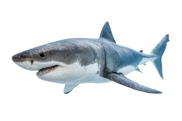 Fototapeta premium shark isolated on white or transparent png