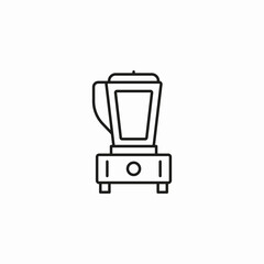 kitchen food blender icon sign vector