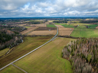 Naklejka premium view of the countryside