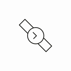 wrist watch icon sign vector