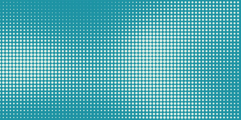 Green - turquoise background divided by diagonal. Vector illustration Background into two colors with halftone