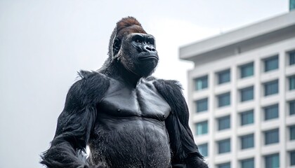 Gorilla shaping the future with strength and vision  